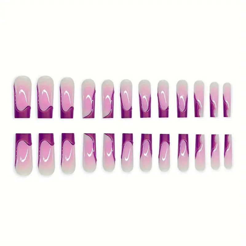Künstlerische Glasige Nagelerweiterungen Brehn