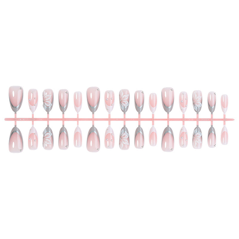 Luxuriöses dekoratives Presse-on-Nagelset Brehn