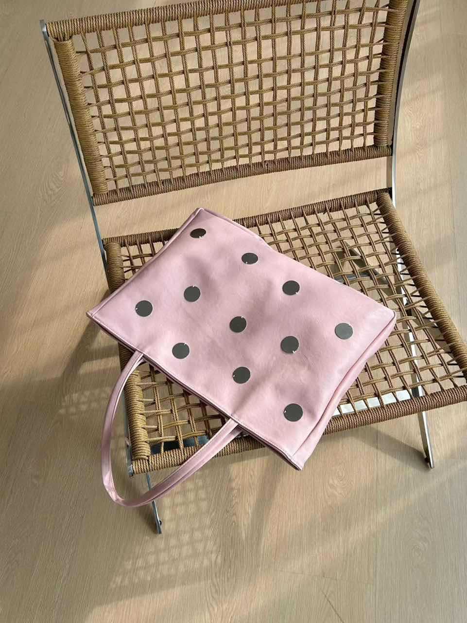 Dekorativer Polka-Dot-Shopper