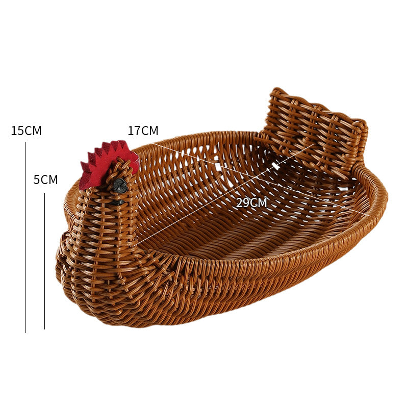 Unisex Geflochtener Dekorationskorb in Entenform Brehn