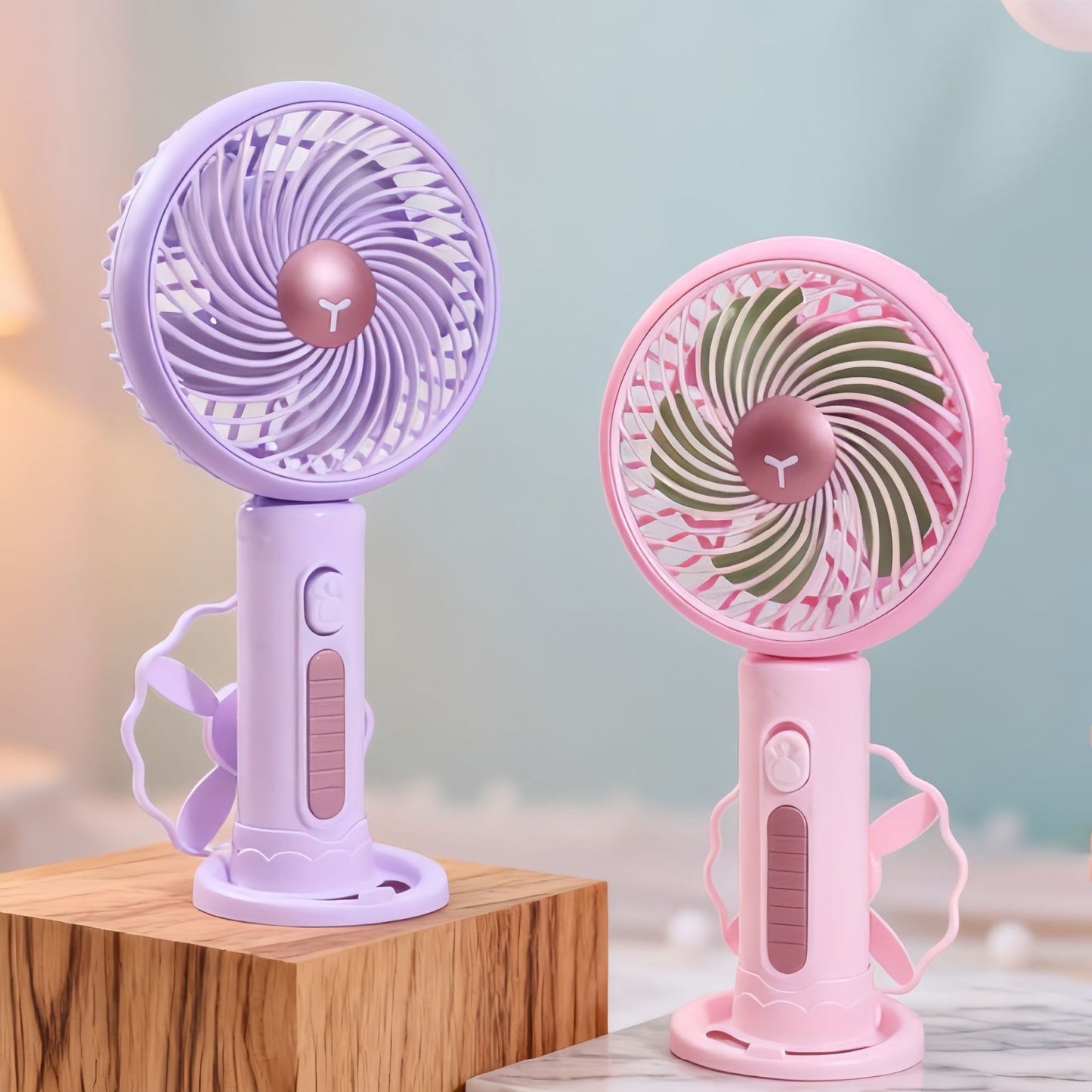 Damen Tragbarer Mini-Handventilator mit flexibler Neigungsverstellung Brehn