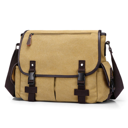 Lässige Canvas-Schultertasche Brehn