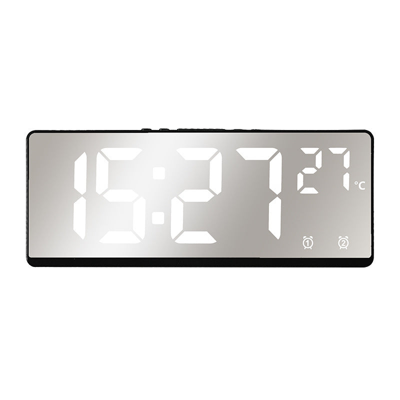 Digitaler Wecker mit Spiegel-Display und Temperaturfunktion Brehn