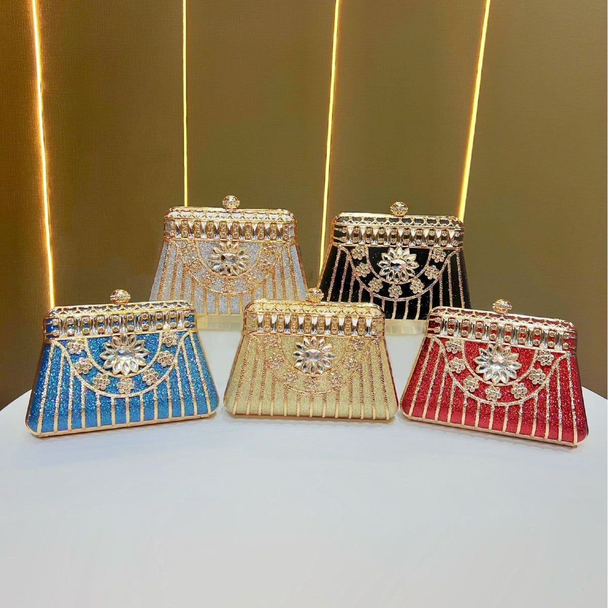 Vintage-inspirierte Abendhandtasche