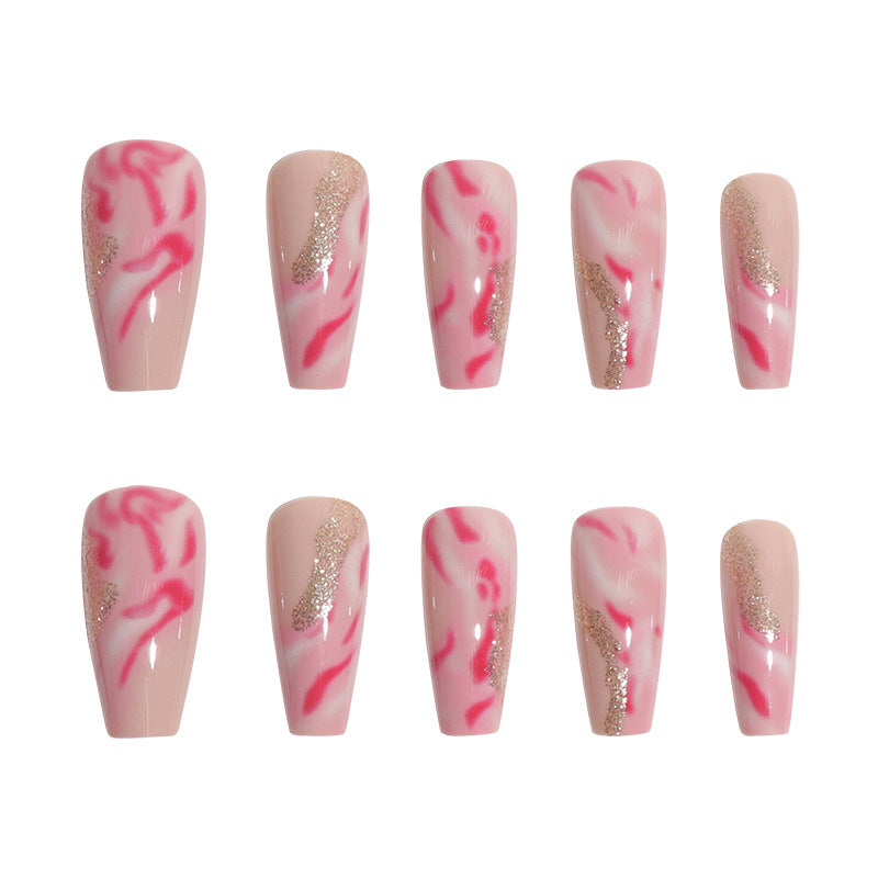 Marmor Design Nail Art Brehn