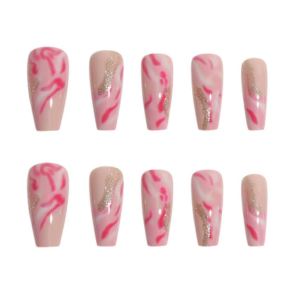 Marmor Design Nail Art Brehn