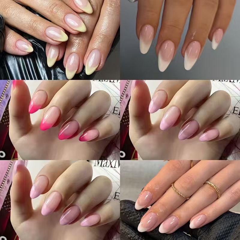 Premium Gradient Press-On Nail Set Brehn