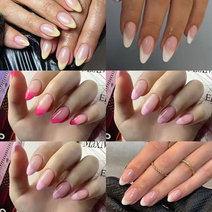 Premium Gradient Press-On Nail Set Brehn