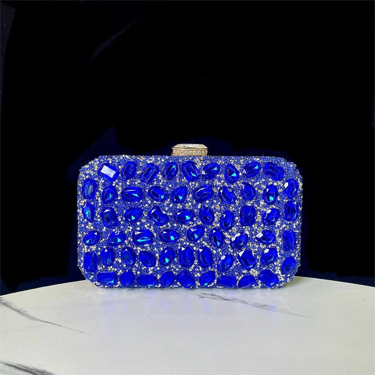 Glamouröse Bejeweled Abend Clutch