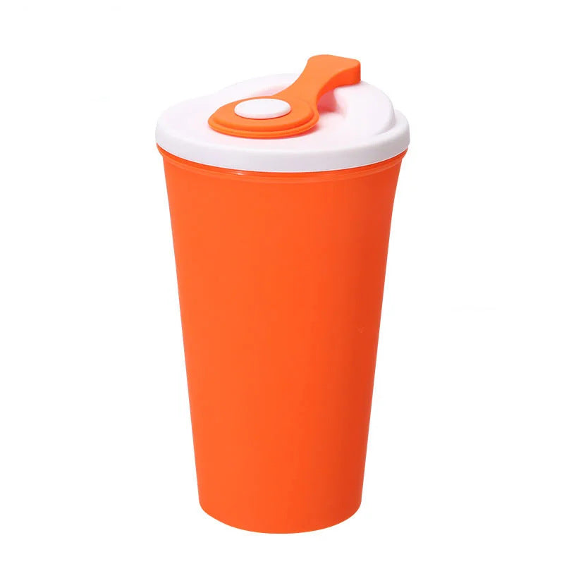 Damen Silikon Trinkbecher mit Strohhalm Brehn