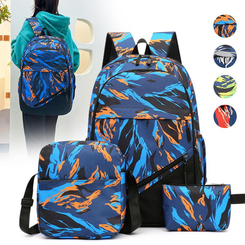 Modisches Rucksack-Set mit Mehreren Fächern Brehn