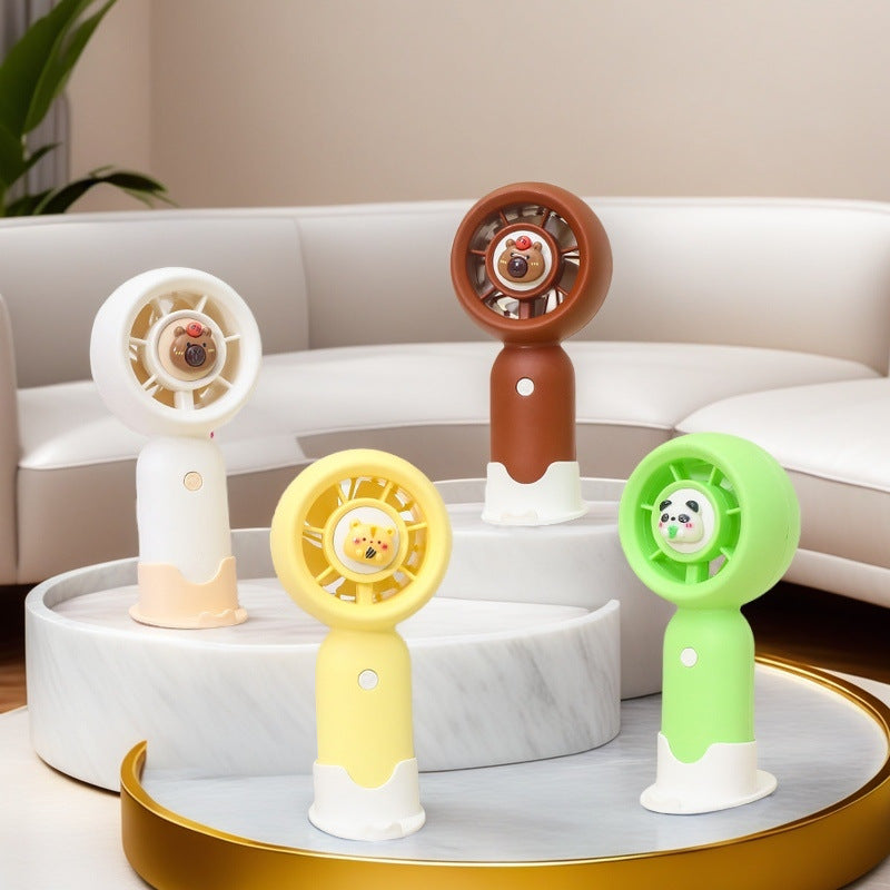 Damen tragbarer Handventilator mit niedlichem Bärendesign Brehn
