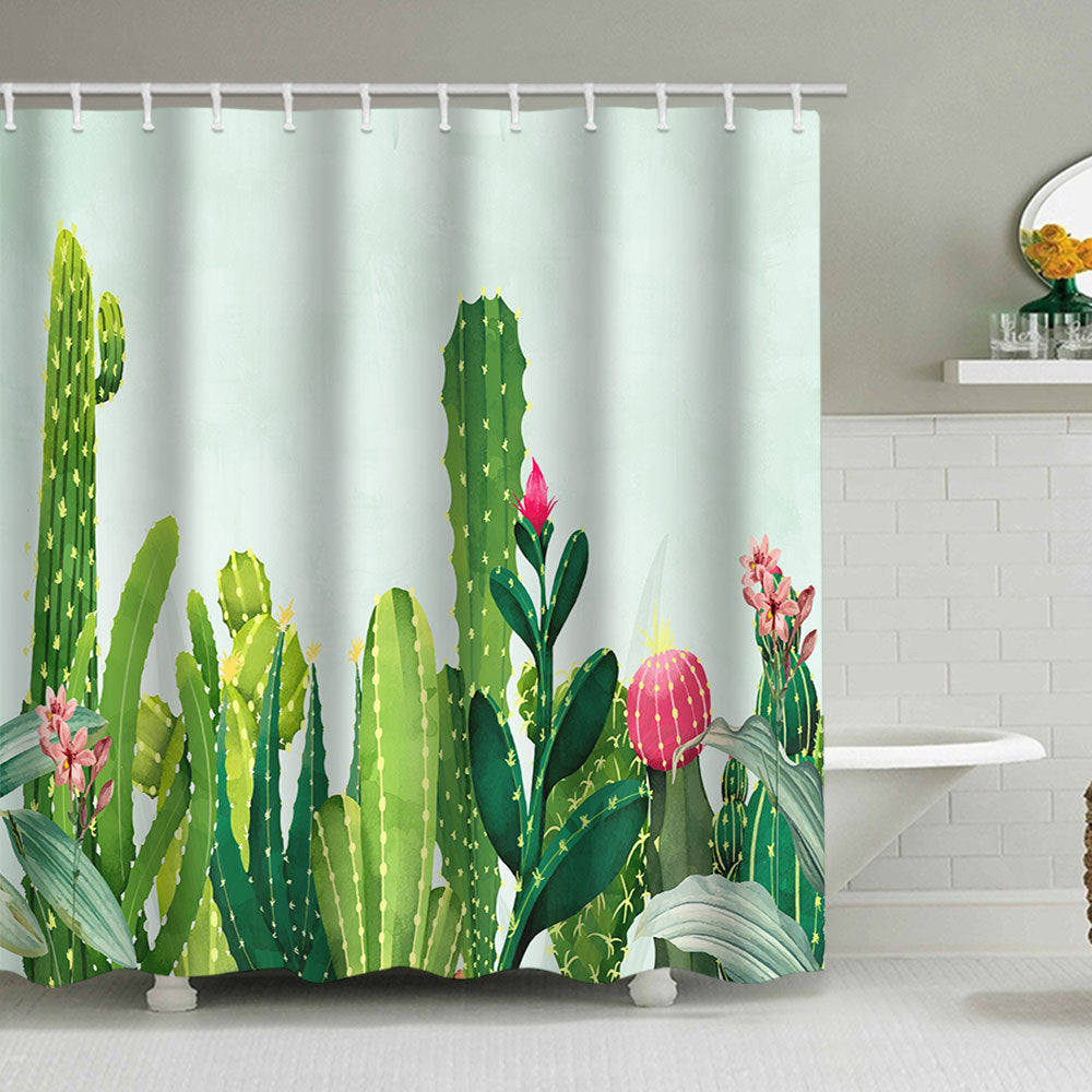 Cactus Garten-Thema Duschvorhang Brehn