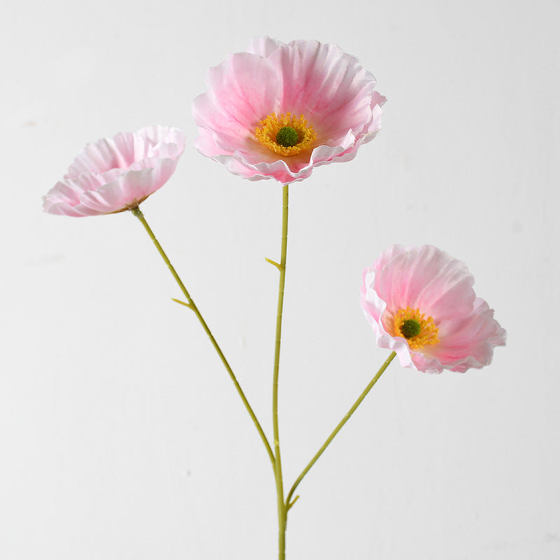 Dekorativer künstlicher Mohnblumenstängel
