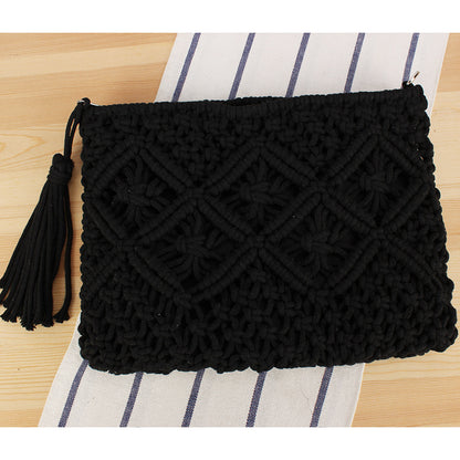 Makramee Clutch mit Filigranem Design Brehn