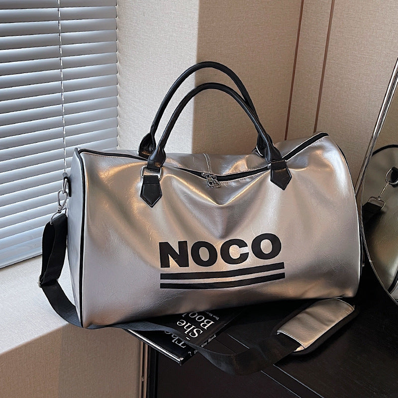 Schlanker Metallischer Reise-Duffel