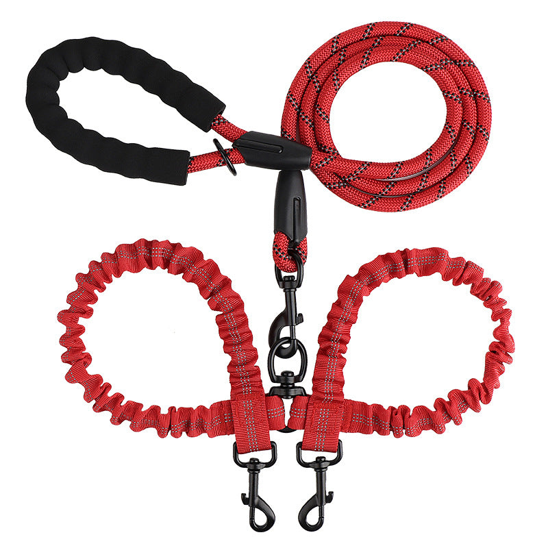 Bungee-Trainings-Hundeleine mit Doppelgriff