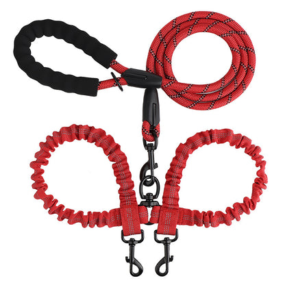 Bungee-Trainings-Hundeleine mit Doppelgriff