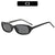Klassische retro-inspirierte schmale Sonnenbrille
