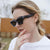 Damen stilvolle hexagonale Sonnenbrille Brehn