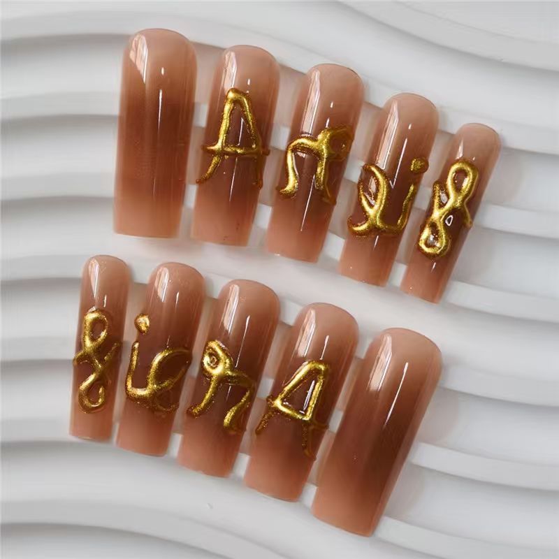 Ausführliches anpassbares Acryl-Nagel-Set Brehn