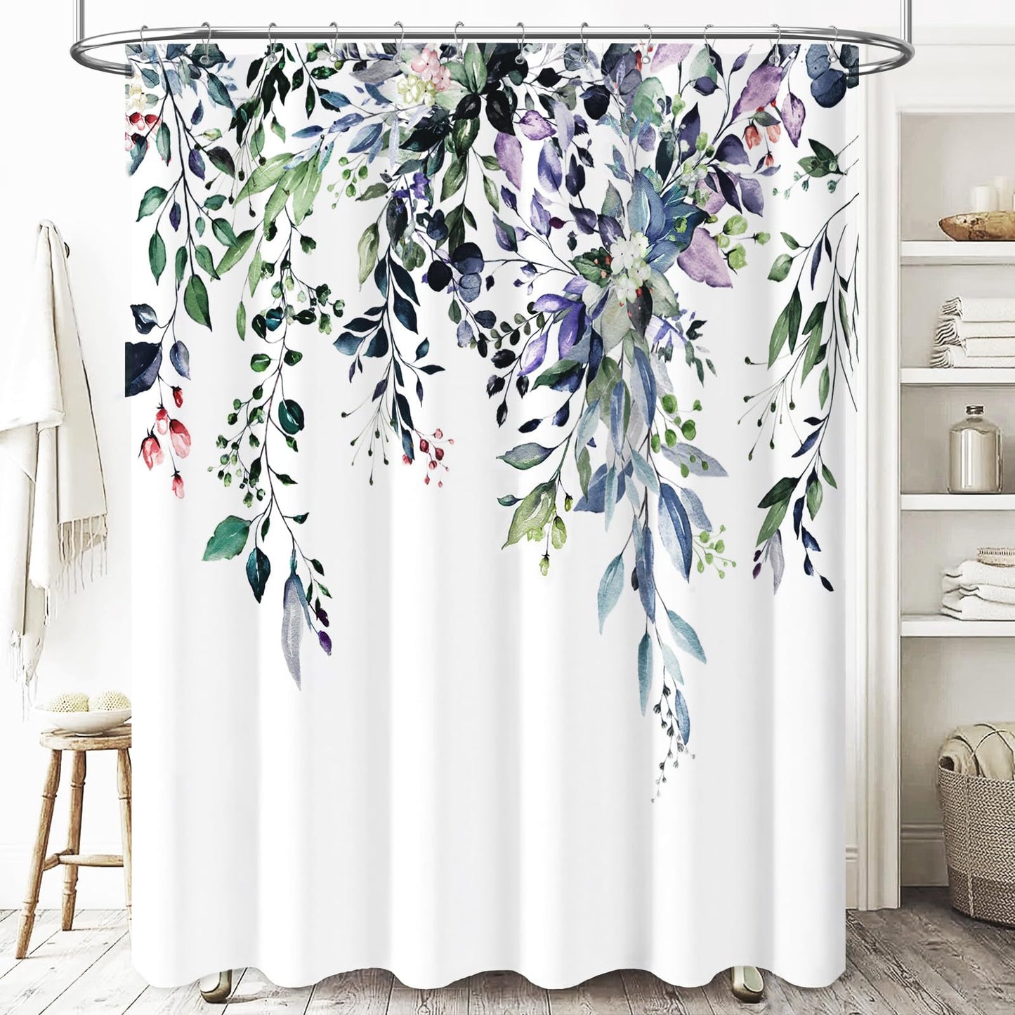 Florale Wasserfarben Duschvorhang Brehn