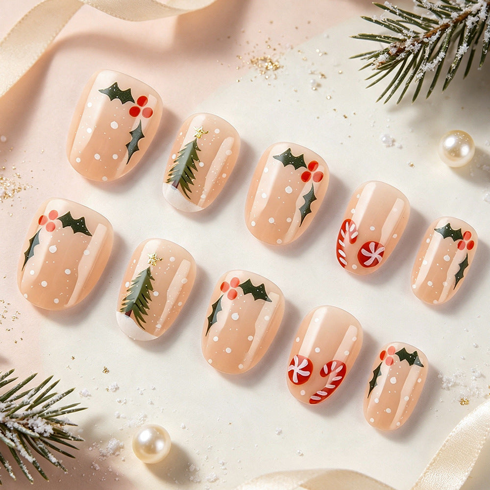 Festlich Gestaltetes Weihnachtsnagelkunstset Brehn