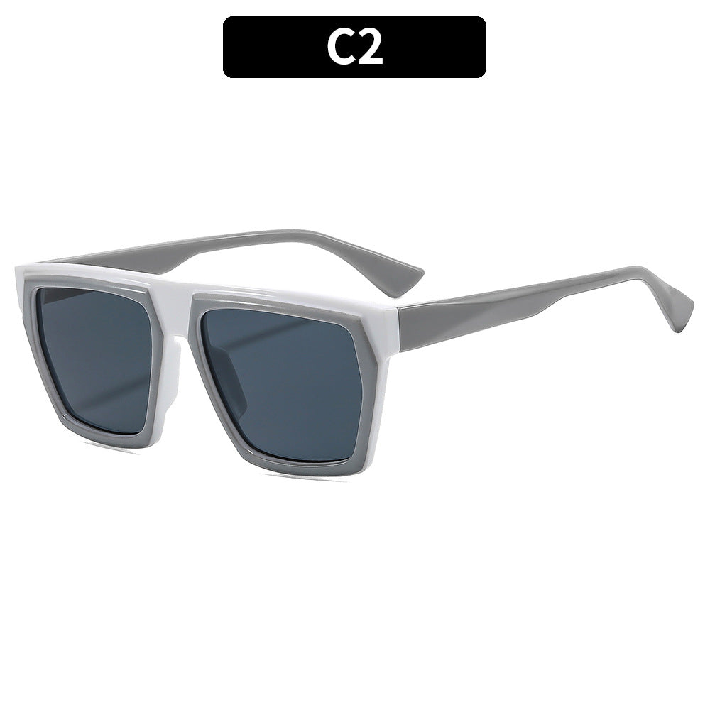 Fetbold Geometrische Quadratische Sonnenbrille