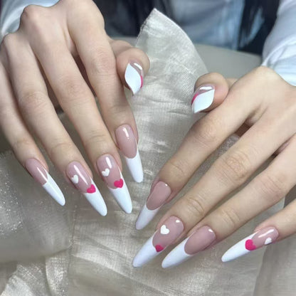 Herz-Themen Stiletto Nagelkunst Kit