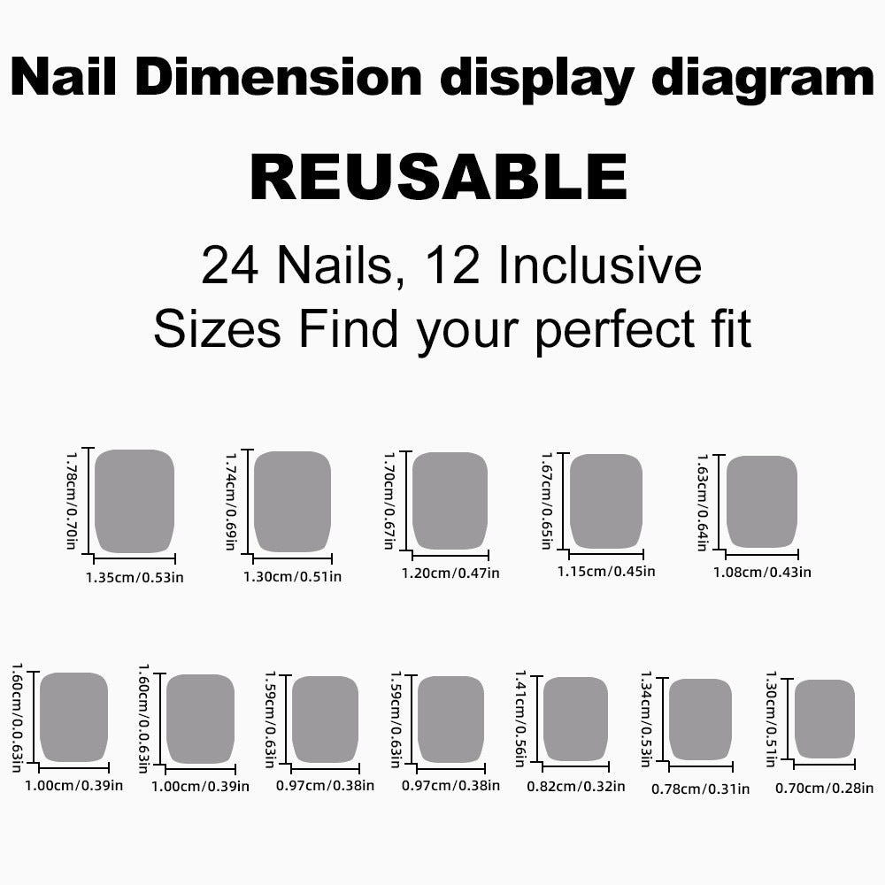 Künstliche Nagelset Brehn