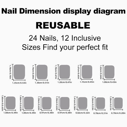Künstliche Nagelset Brehn