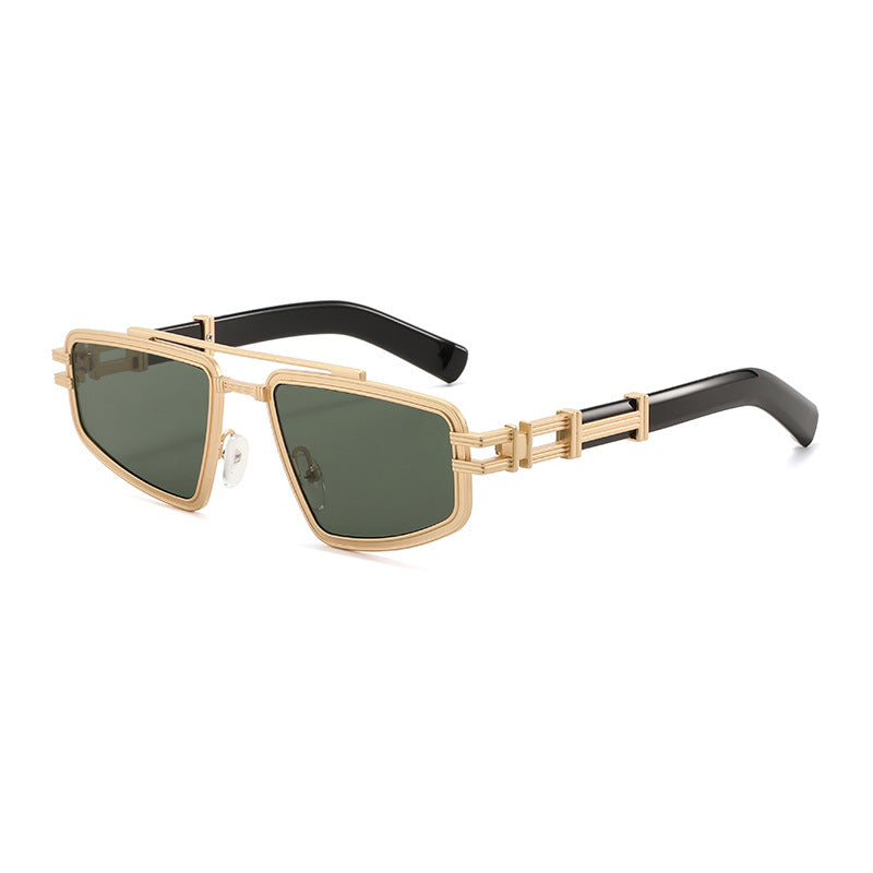 Damen Designer-Sonnenbrille mit filigranem Metallrahmen und polarisierten Gläsern Brehn