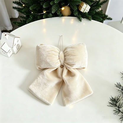 Dekorative Plaid Stoff Schleifen Ornament