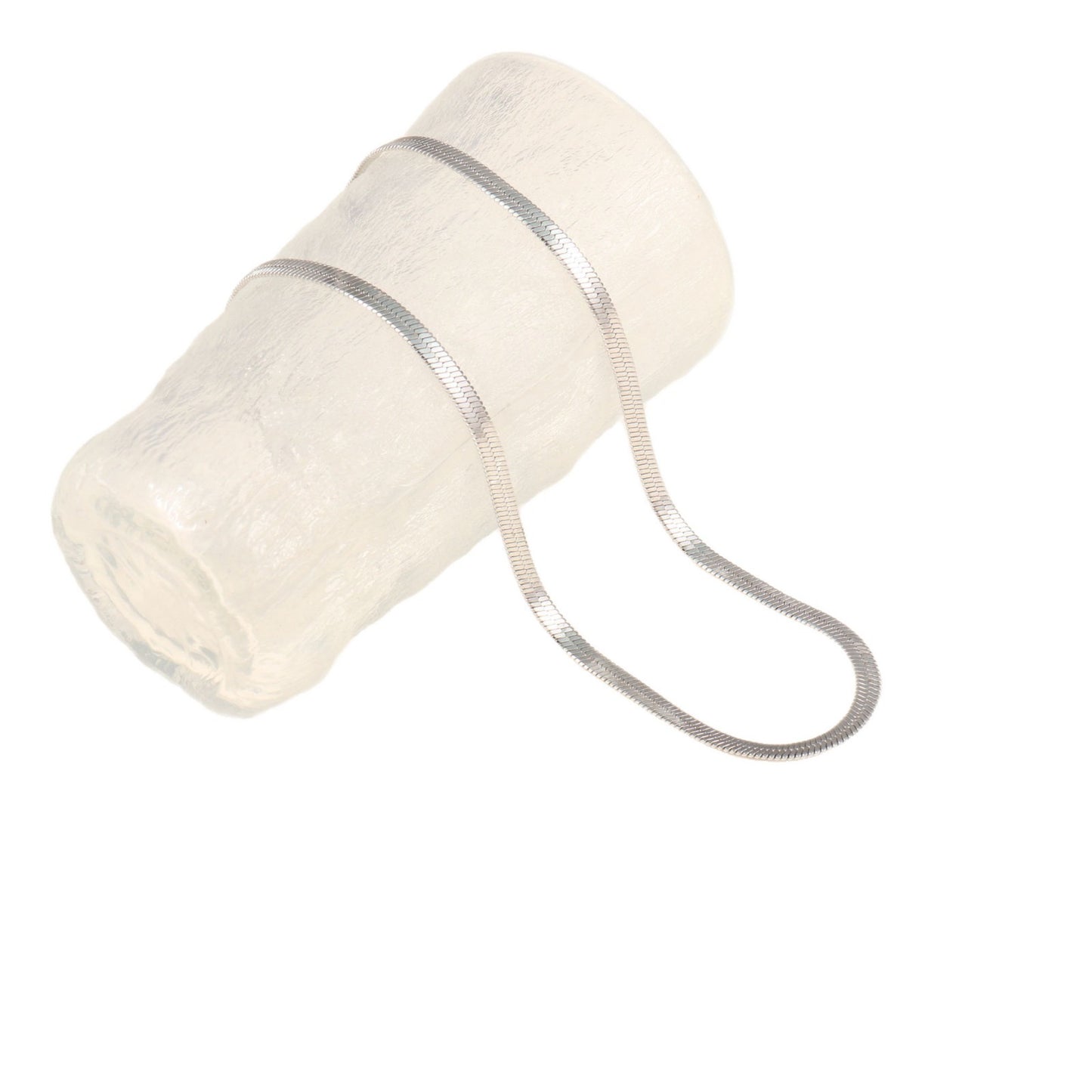 Schlanke schlanke Silberkette Brehn