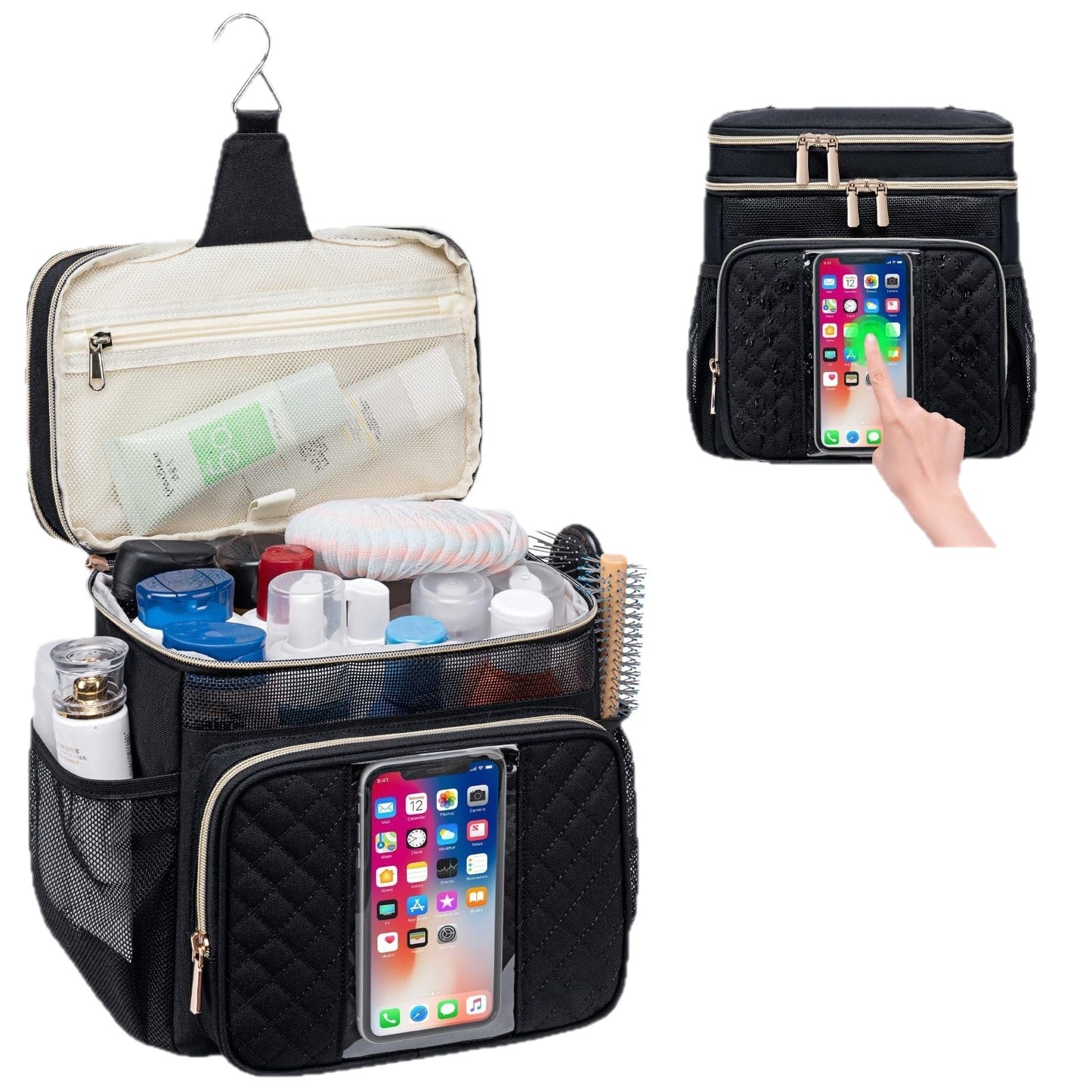 Kosmetik-Organizer-Tasche mit Praktischen Fächern Brehn
