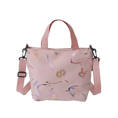 WoArtistic gemusterte Mini-Tote-Bag Brehn