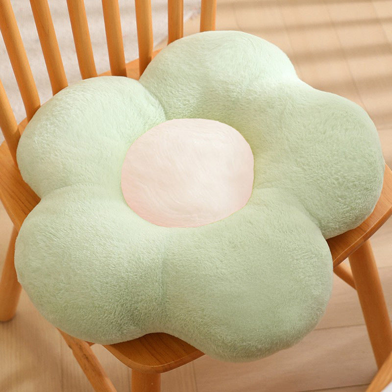 Plüsch Sitzkissen in Blumenform Brehn