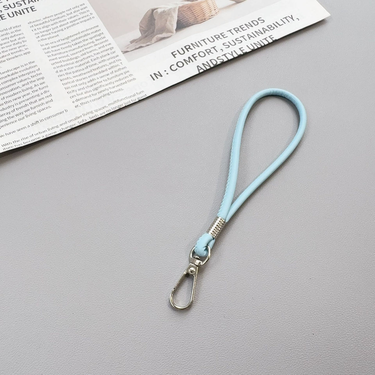 Premium Silikon Loop Schlüsselanhänger Halter Brehn