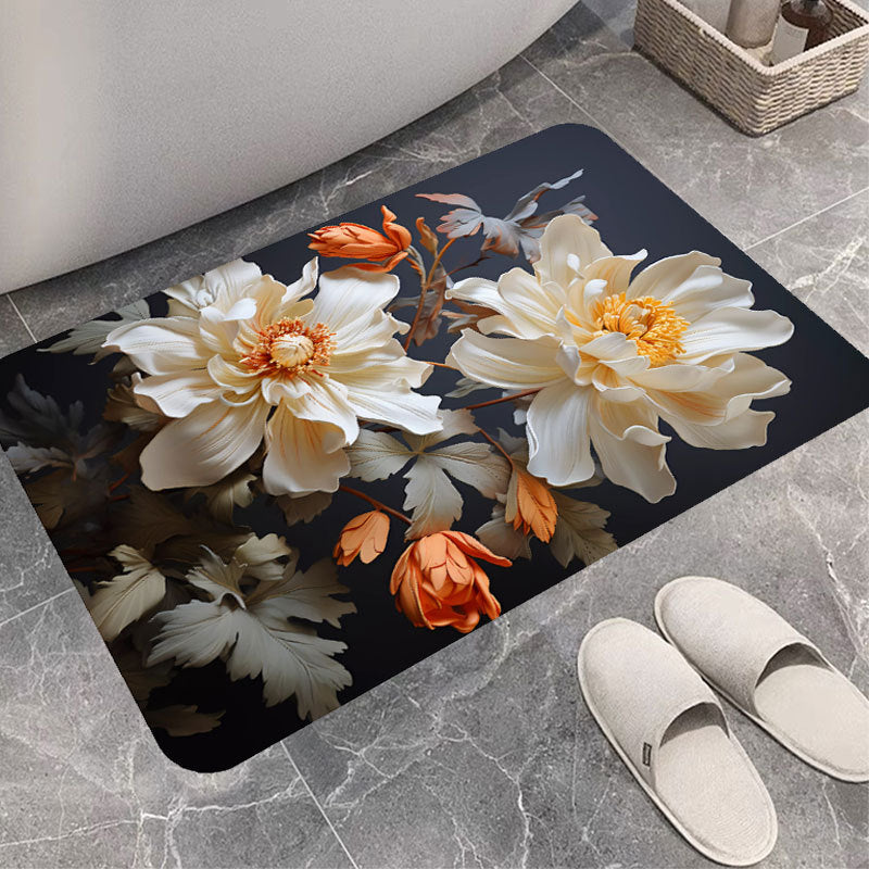 Blumenmuster Badematte Brehn