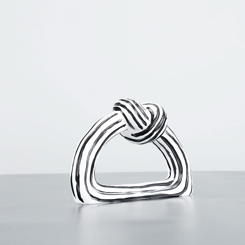 Künstlerische Keramische Knoten Skulptur
