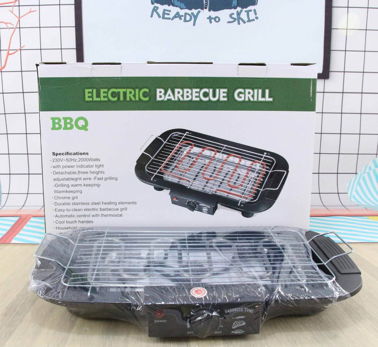 Elektrischer Innen-Barbecue-Grill Brehn