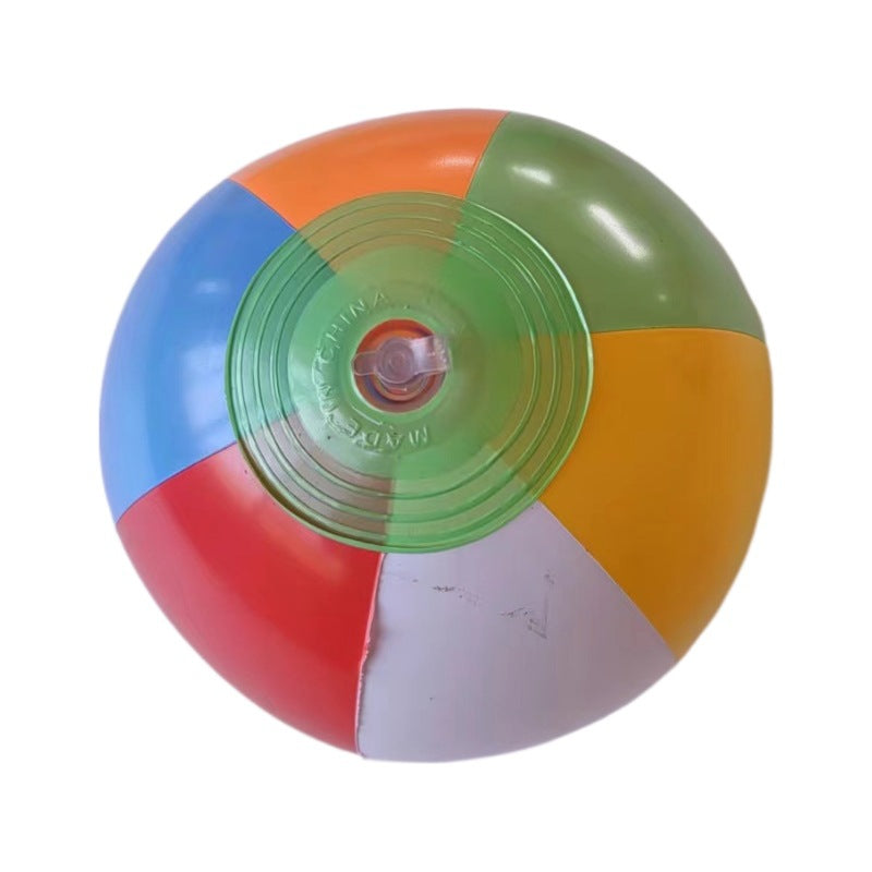 Unisex aufblasbarer Spielball mit verschiedenen Farbsegmenten Brehn