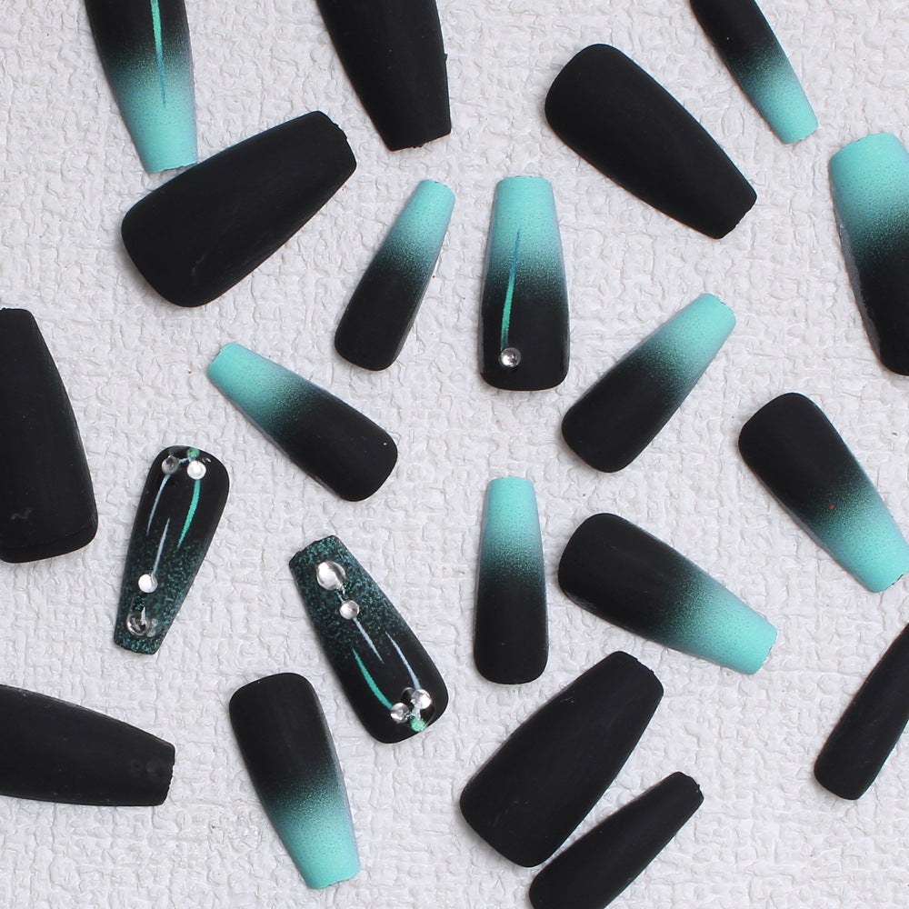 Matte Ombre Press-On Nageldesign Brehn