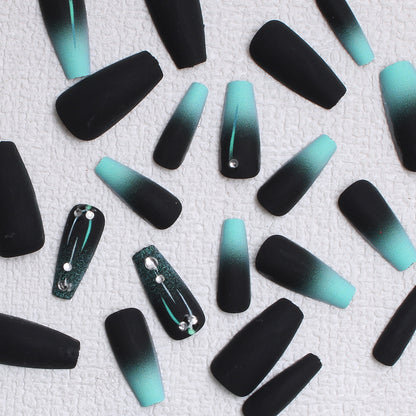 Matte Ombre Press-On Nageldesign Brehn