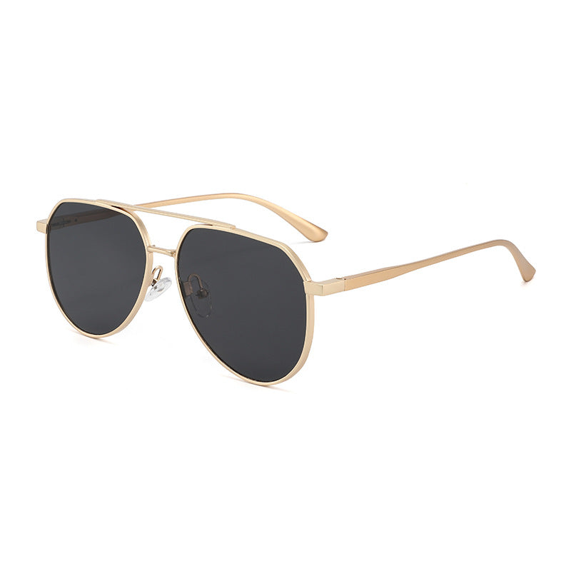 Herren Geometrische Metallrahmen Sonnenbrille Brehn
