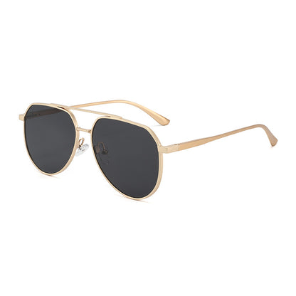 Herren Geometrische Metallrahmen Sonnenbrille Brehn