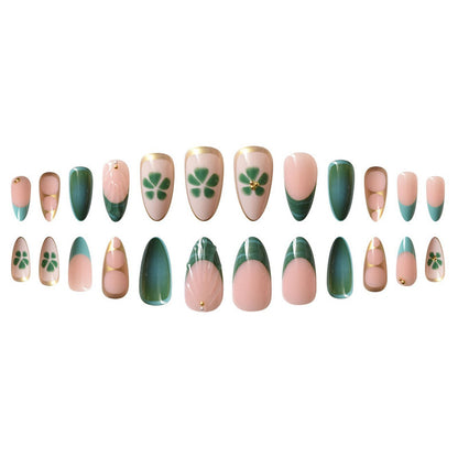 Künstlerische Press-On-Nagelerweiterungen mit einzigartigen Designs Brehn