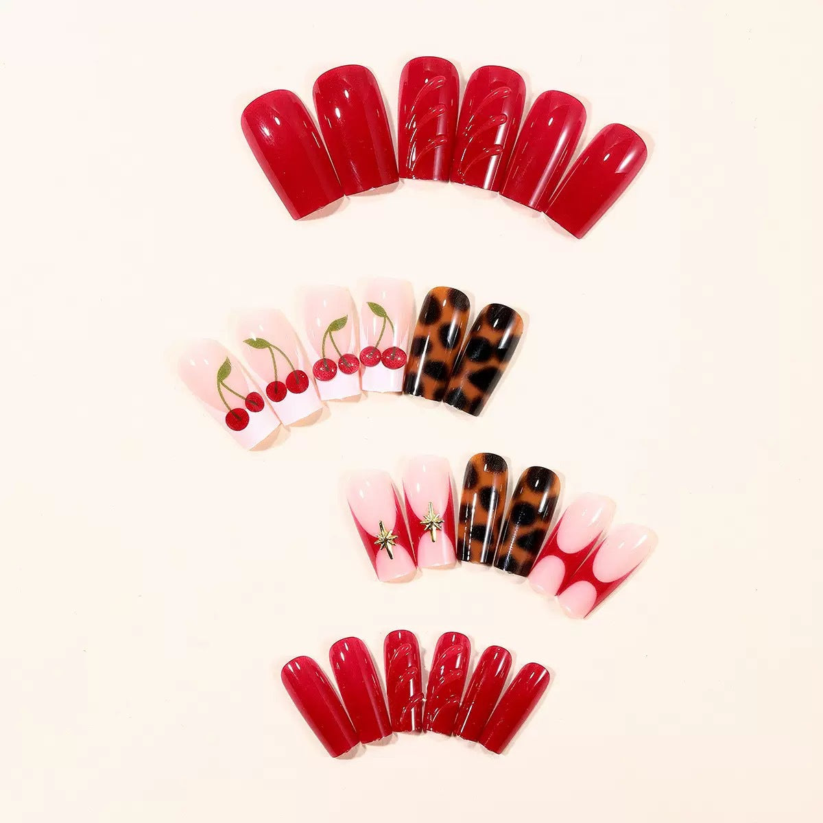 Künstlerisches Kirschblüten Nagelkunst Set Brehn