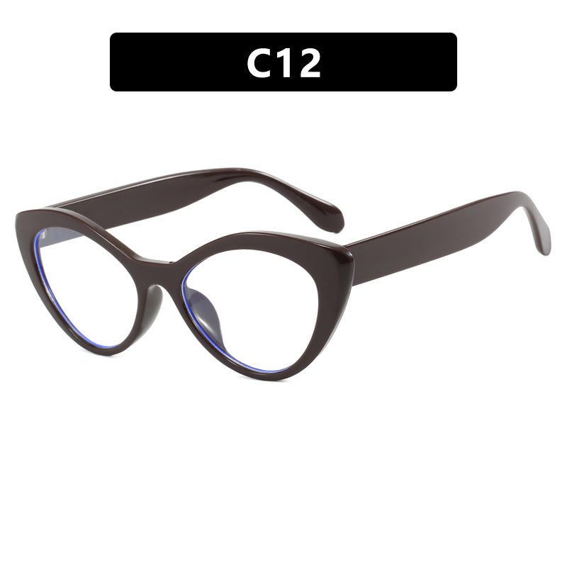 Damen kreative Cat-Eye Brille Brehn