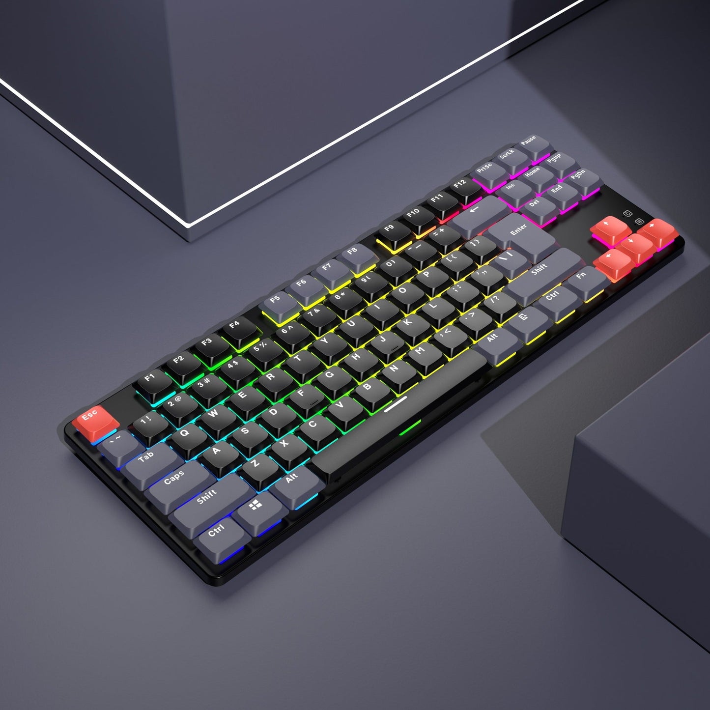 Kompakte RGB Mechanische Gaming-Tastatur Brehn